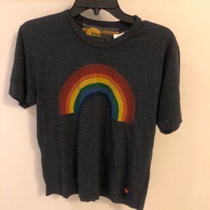 Grey Tee w/ Rainbow (M, Aviator Nation)